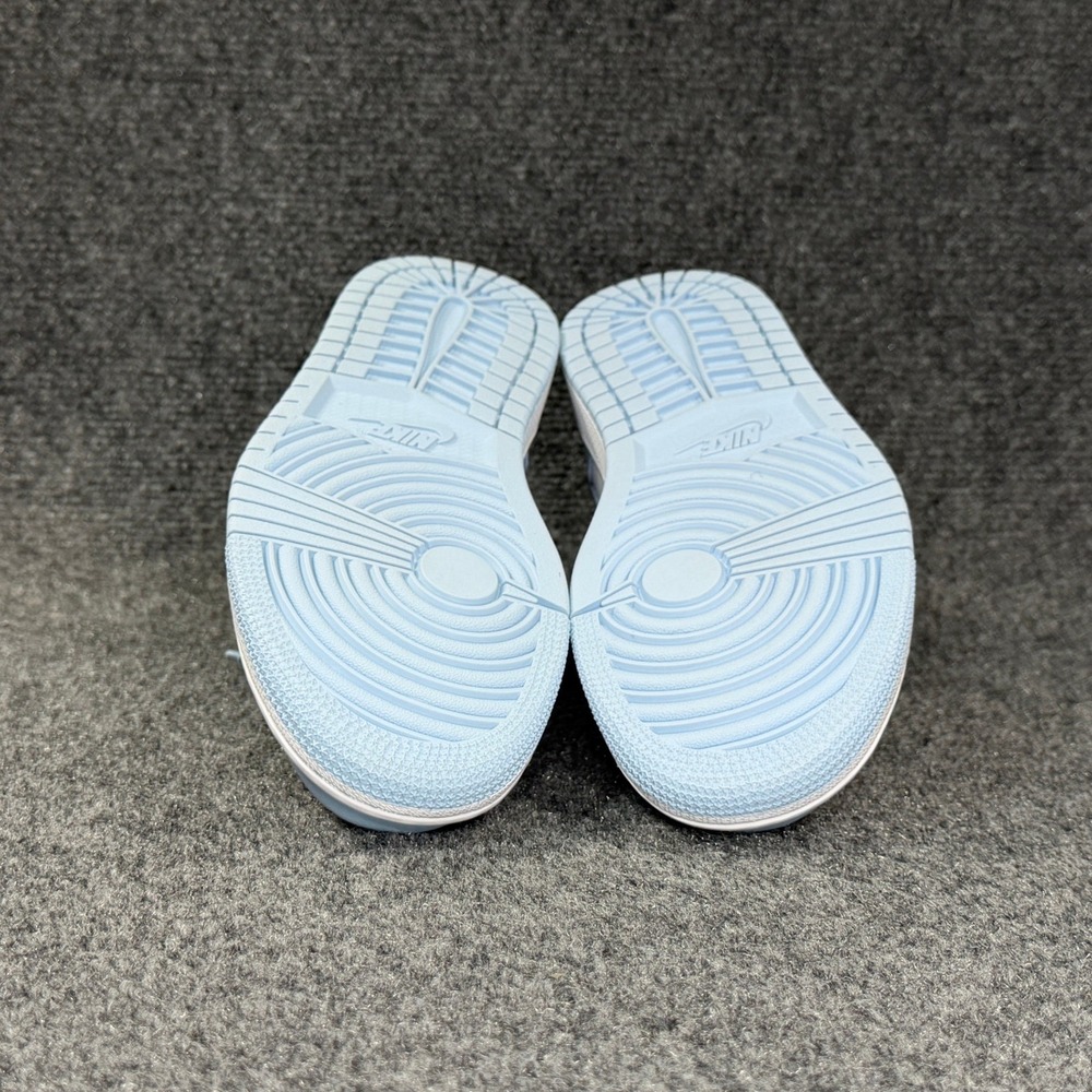 Jordan 1 Low Shoes Women's 8 White Ice Blue Retro Athletic Basketball Sneakers - Picture 10 of 11